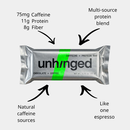 Chocolate & Coffee Caffeinated Protein Bar Case (72-pack)