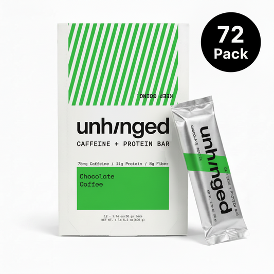 Chocolate Coffee Caffeine + Protein Bars - Case of 72